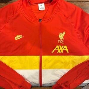 Red/yellow Liverpool Nike full zip